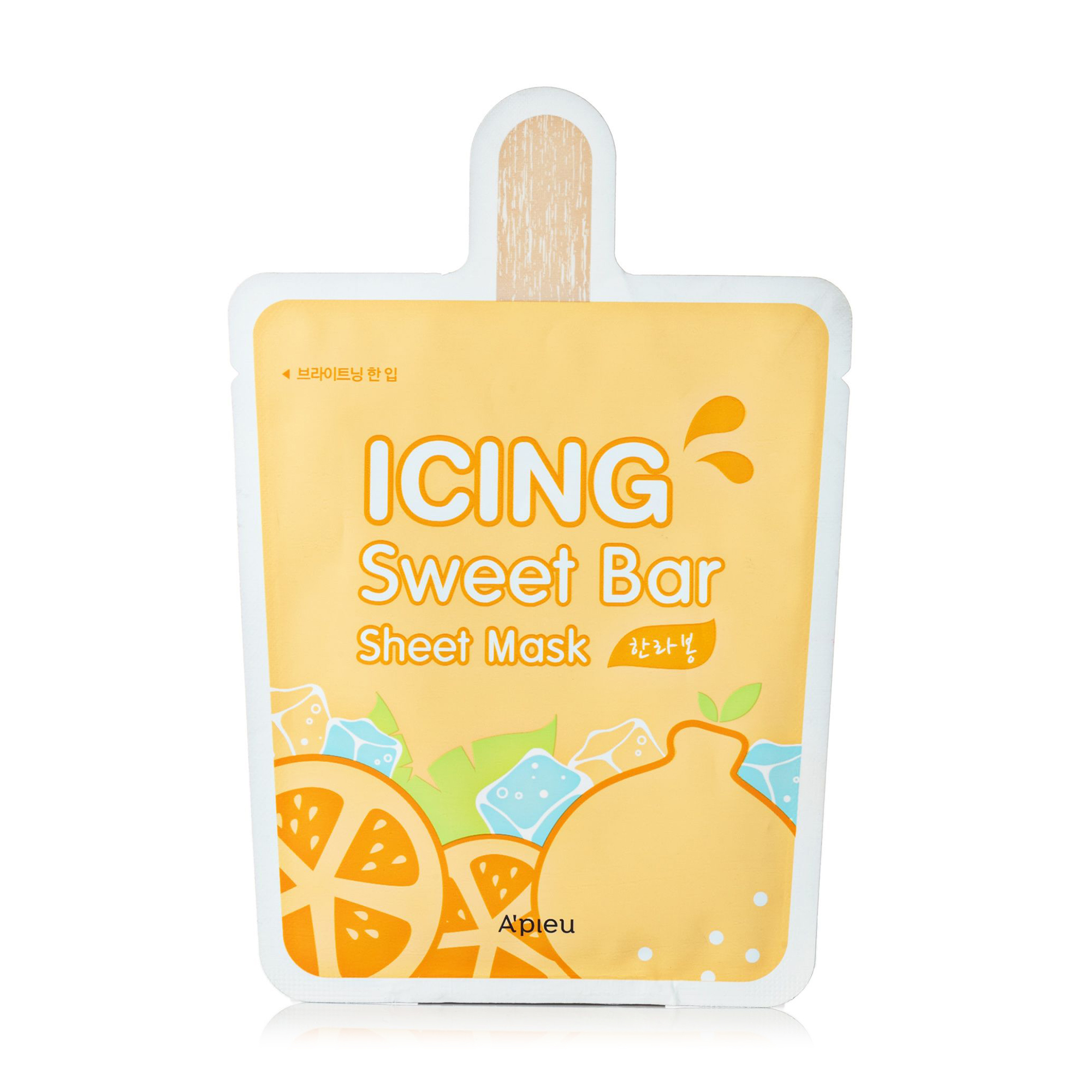 Тканинна маска для обличчя A'pieu Icing Sweet Bar Sheet Mask Hanrabong з екстрактом мандарину, 21 г